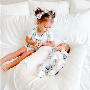 Kyte Baby Jade Rainbow Footie NB